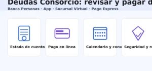 Deudas Consorcio: revisar y pagar desde tu cuenta — estado de cuenta, pago en línea y seguridad