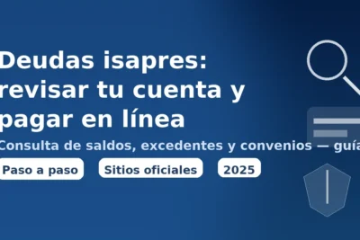 Deudas isapres en Chile: cómo revisar tu cuenta, excedentes y pagar en línea de forma segura — guía práctica 2025.