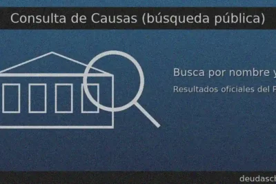 Consulta de Causas del Poder Judicial: búsqueda pública por nombre y apellidos, RIT o RUC, con resultados oficiales.
