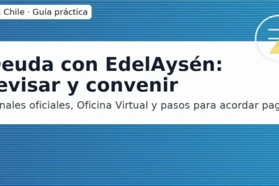 Deuda con EdelAysén: revisar y convenir — canales oficiales, Oficina Virtual y pasos para acordar pagos seguros.