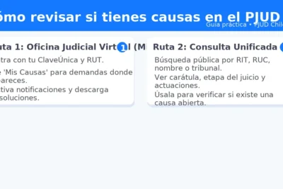 Cómo revisar si tienes causas en el PJUD: Mis Causas con ClaveÚnica y Consulta Unificada de Causas (guía práctica Chile)