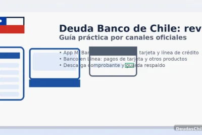 Deuda Banco de Chile: revisar cuotas y pagar en línea por canales oficiales — DeudasChile.com Canales digitales