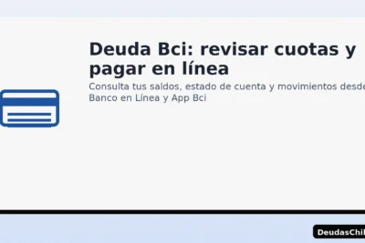 Deuda Bci: revisar cuotas y pagar en línea — consulta de saldos y movimientos — DeudasChile.com