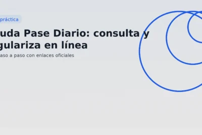 Deuda Pase Diario: cómo consultar y regularizar por Internet