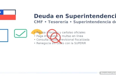 Deuda en superintendencias en Chile: guía para revisar informes oficiales (CMF), pagar deudas fiscales en TGR, consultar deuda previsional (SP) y renegociar con la SUPERIR