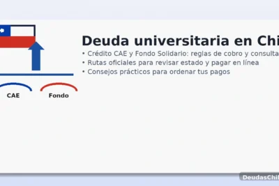 Deuda universitaria en Chile: CAE y Fondo Solidario, cómo revisar estado y pagar en línea