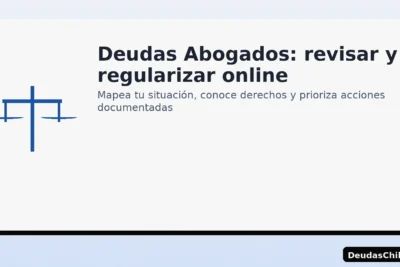 Deudas Abogados: revisar y regularizar online — derechos del consumidor y pasos — DeudasChile.com