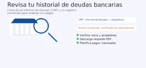 Revisa tu historial de deudas bancarias en Chile: cómo obtener el Informe de Deudas de la CMF y el certificado del Boletín Comercial para planificar pagos