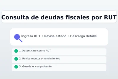 Consulta de deudas fiscales por RUT en la Tesorería General de la República (TGR): busca con RUT, revisa montos y descarga detalle.
