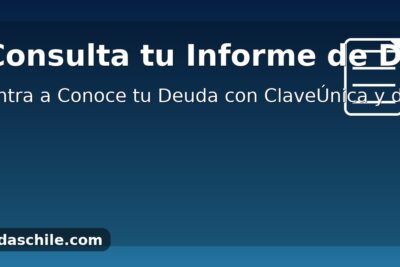 Consulta tu Informe de Deudas de la CMF: entra a “Conoce tu Deuda” con ClaveÚnica y descarga el PDF oficial.