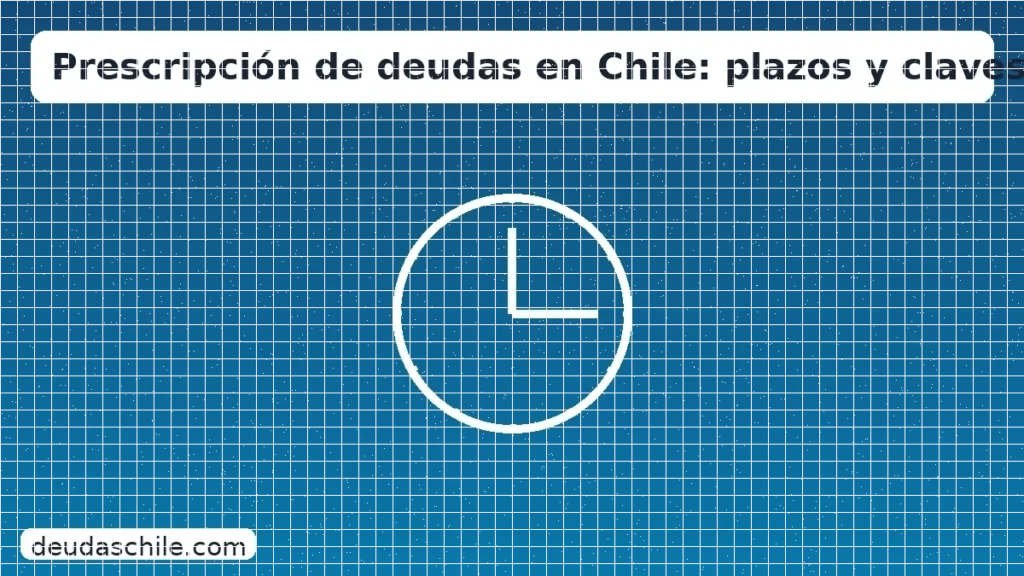 Prescripción de deudas en Chile: qué significa y claves para entender los plazos legales de cobro.